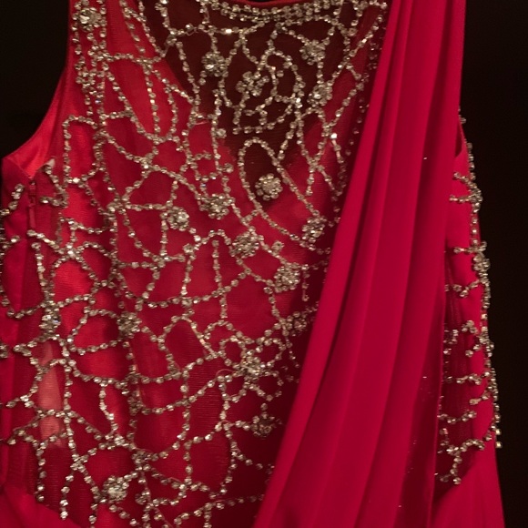 Serena Red Formal Dress - Picture 7 of 8